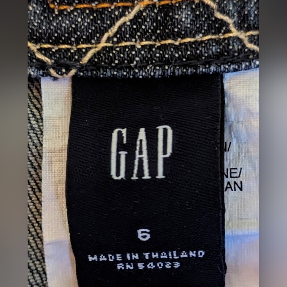 GAP Y2K Denim Mini Skirt Size 6 - Picture 5 of 8